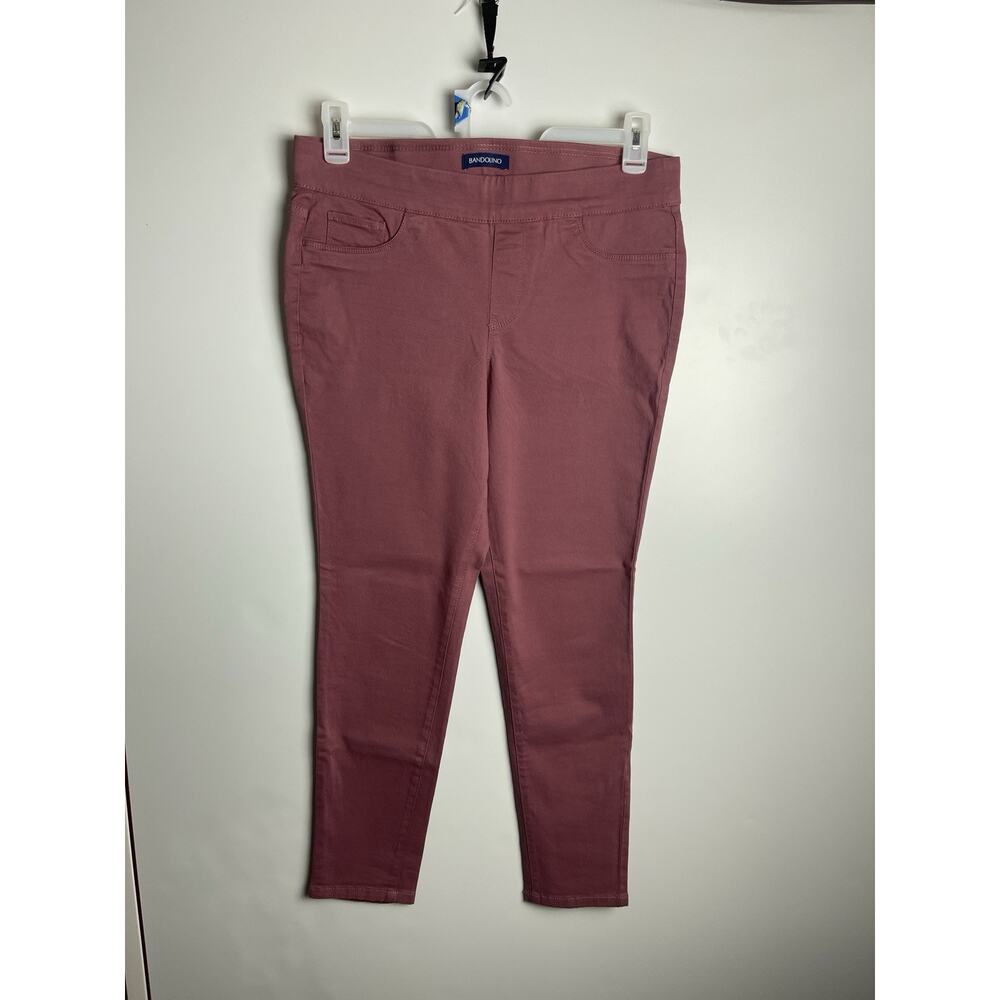 Bandolino Thea Pants Tropical Peach Curvy Skinny Jeans Size 12P Petite 34”